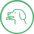 ikona dyszącego psa